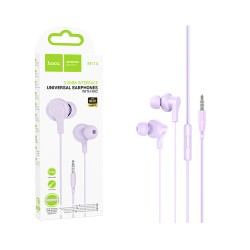 Auscultadores com Cabo Hoco M114 Jia com Microfone 3,5mm 1,2m Roxo Auscultadores com Cabo Hoco M114 Jia com Microfone 3,5mm 1,2m Roxo